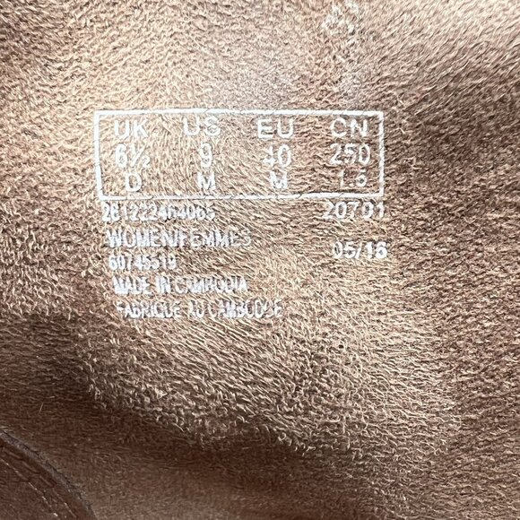 Clarks Womens 9 US Brown Leather Ankle Boots Side Zipper Fringe Western Cowgirl - Picture 14 of 16